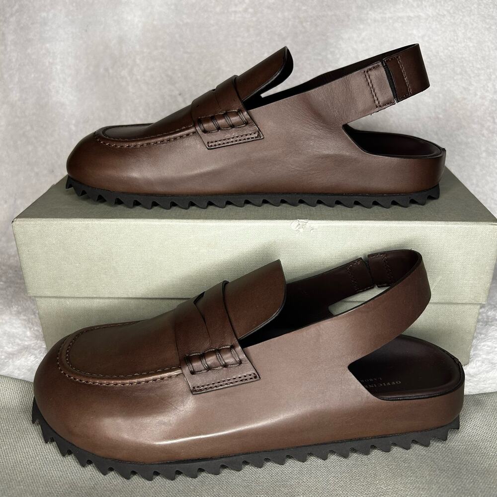 Officine Creative Pelagie 015 Slingback Loafers Brown Sz 38 (US 8) NIB